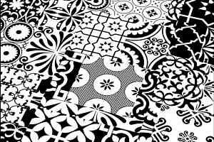 Ламинат Falquon Quadraic BLACK&WHITE Q002 фото  | FLOORDEALER